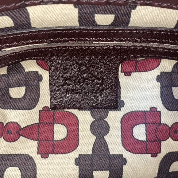 Gucci Joy Bardot GG Guccissima Small Brown Leather Shoulder Bag - Picture 15 of 17